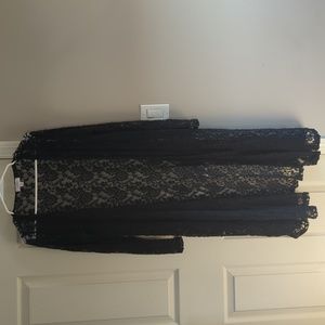 Lularoe Sarah Black floral lace